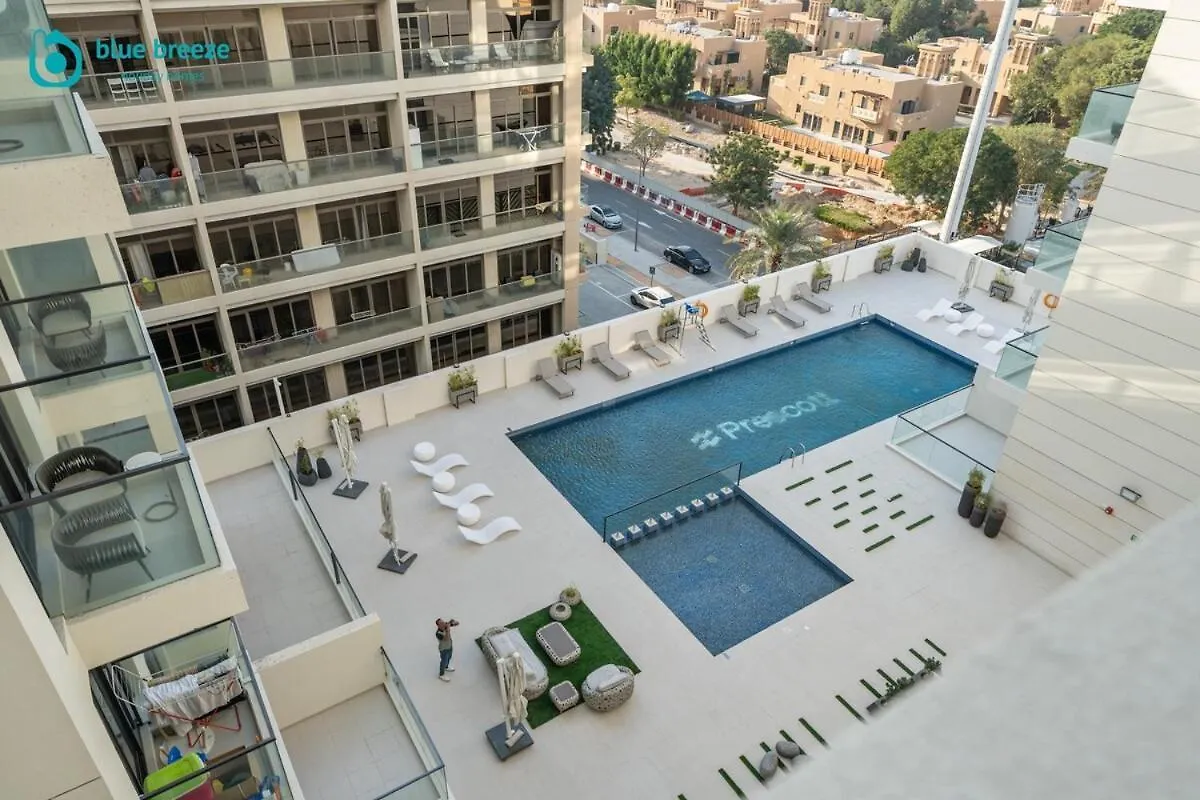 Blue Breeze - Trendy Studio With Balcony & Stylish Interiors Dubai Forenede Arabiske Emirater