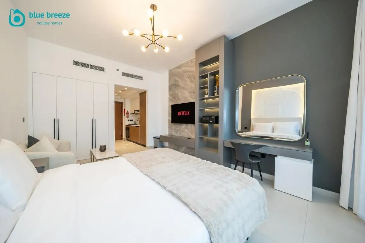 Lejlighed Blue Breeze - Trendy Studio With Balcony & Stylish Interiors Dubai Forenede Arabiske Emirater